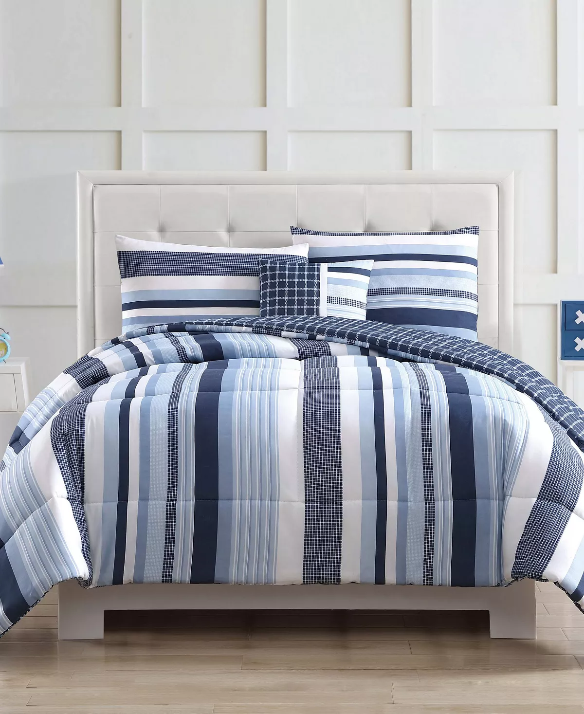 My World Ason Stripe Twin Comforter Set 3 My World Ason Stripe Twin Comforter Set