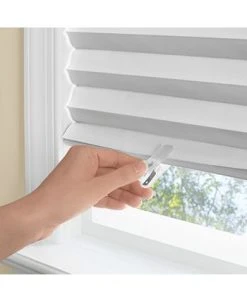 Achim Cordless 48x75 1-2-3 Vinyl Room Darkening Pleated Window Shade -Chic Home Store 10184725 fpx