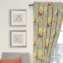 Waverly Sanctuary Rose Floral Window Curtain -Chic Home Store 10429927 fpx