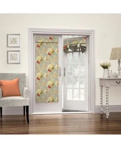 Waverly Sanctuary Rose French Door Panel