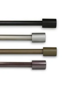 Rod Desyne Nora Curtain Rod 0.625 Diameter 48 - 84 -Chic Home Store 10444114 fpx