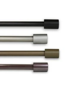 Rod Desyne Nora Curtain Rod 0.625 Diameter 48 - 84 -Chic Home Store 10444120 fpx