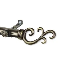 Rod Desyne Swan Curtain Rod 0.8125 Diameter 28 - 48