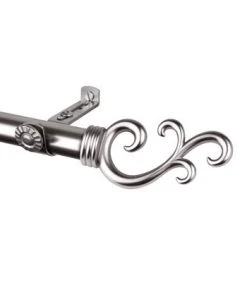 Rod Desyne Swan Curtain Rod 0.8125 Diameter 28 - 48 -Chic Home Store 10444405 fpx