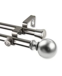 Rod Desyne Jordana Double Curtain Rod 13/16 Inch Dia 28-48 Inch -Chic Home Store 10444536 fpx