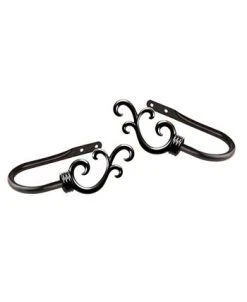 Rod Desyne Swan Curtain Rod Holdback (pair) -Chic Home Store 10444632 fpx