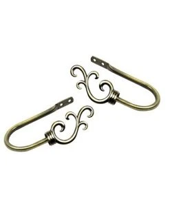 Rod Desyne Swan Curtain Rod Holdback (pair) -Chic Home Store 10444633 fpx