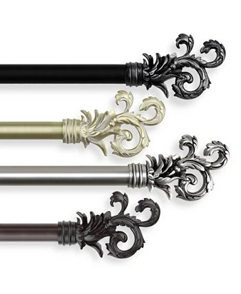 Rod Desyne Plume Curtain Rod 1 Inch Dia 48-84 Inch 9 Rod Desyne Plume Curtain Rod 1 Inch Dia 48-84 Inch - Image 7