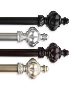 Rod Desyne Terra Curtain Rod 1 Inch Dia 28-48 Inch 14 Rod Desyne Terra Curtain Rod 1 Inch Dia 28-48 Inch -Chic Home Store 10444824 fpx