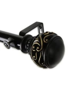 Rod Desyne Isabella Curtain Rod 1 OD 120-170 Inch -Chic Home Store 10445088 fpx