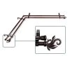 Rod Desyne Lilah Double Corner Curtain Rod 13/16 Inch Dia 48-84 Inch