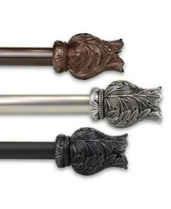 Rod Desyne Verda Curtain Rod 1 OD 66-120 Inch -Chic Home Store 10445306 fpx