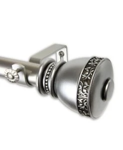Rod Desyne Laney Curtain Rod 1 OD 120-170 Inch -Chic Home Store 10445456 fpx