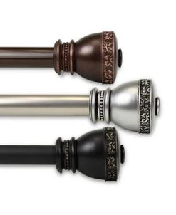 Rod Desyne Laney Curtain Rod 1 OD 120-170 Inch -Chic Home Store 10445458 fpx