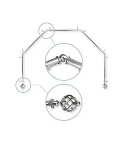 Rod Desyne Twist 5-Sided Bay Curtain Rod 13/16 Inch Dia -Chic Home Store 10445512 fpx