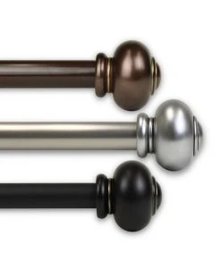 Rod Desyne Tunda Curtain Rod 1 OD 48-84 Inch -Chic Home Store 10445513 fpx