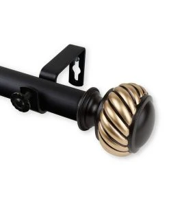 Rod Desyne Baldir Curtain Rod 1 OD 28-48 Inch
