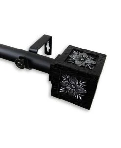 Rod Desyne Ophelia Curtain Rod 1 OD 66-120 Inch