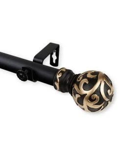 Rod Desyne Cypress Curtain Rod 1 OD 48-84 Inch -Chic Home Store 10445732 fpx