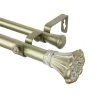 Rod Desyne Blossom Double Curtain Rod 1 OD 66-120 Inch -Chic Home Store 10445873 fpx