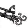 Rod Desyne Plume Double Curtain Rod 1 OD 48-84 Inch -Chic Home Store 10445989 fpx