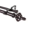 Rod Desyne Terra Double Curtain Rod 1 OD 66-120 Inch