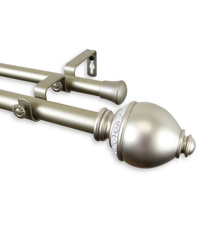 Rod Desyne Amona Double Curtain Rod 1 OD 160-240 Inch 6 Rod Desyne Amona Double Curtain Rod 1 OD 160-240 Inch - Image 4