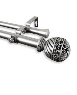 Rod Desyne Lanette Double Curtain Rod 1 OD 48-84 Inch -Chic Home Store 10446162 fpx