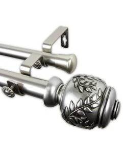 Rod Desyne Colette Double Curtain Rod 1 OD 48-84 Inch 16 Rod Desyne Colette Double Curtain Rod 1 OD 48-84 Inch -Chic Home Store 10446326 fpx