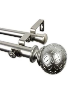 Rod Desyne Odelia Double Curtain Rod 1 OD 48-84 Inch 17 Rod Desyne Odelia Double Curtain Rod 1 OD 48-84 Inch -Chic Home Store 10446470 fpx