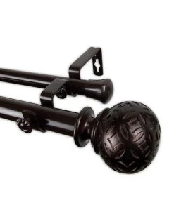 Rod Desyne Odelia Double Curtain Rod 1 OD 160-240 Inch 15 Rod Desyne Odelia Double Curtain Rod 1 OD 160-240 Inch -Chic Home Store 10446478 fpx