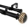 Rod Desyne Baldir Double Curtain Rod 1 OD 66-120 Inch -Chic Home Store 10446481 fpx