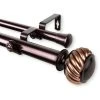 Rod Desyne Baldir Double Curtain Rod 1 OD 120-170 Inch 2 Rod Desyne Baldir Double Curtain Rod 1 OD 120-170 Inch -Chic Home Store 10446497 fpx