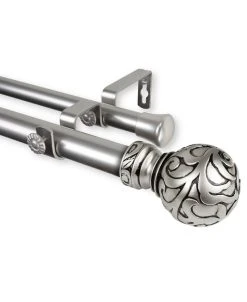 Rod Desyne Cypress Double Curtain Rod 1 OD 160-240 Inch -Chic Home Store 10446513 fpx