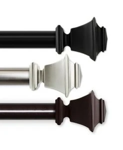Rod Desyne Bach Curtain Rod 1.5 Inch OD, 165 -Chic Home Store 10446758 fpx