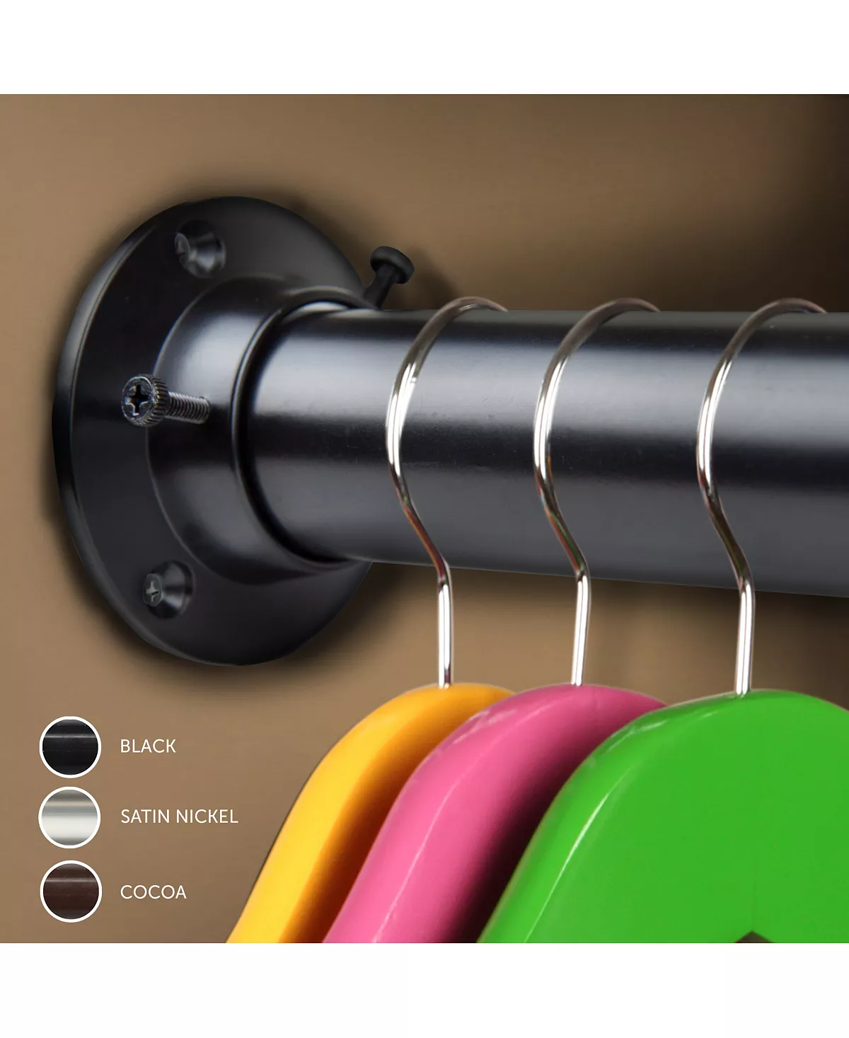 Rod Desyne 1.5 Adjustabe Closet Rod 4 Rod Desyne 1.5 Adjustabe Closet Rod - Image 2