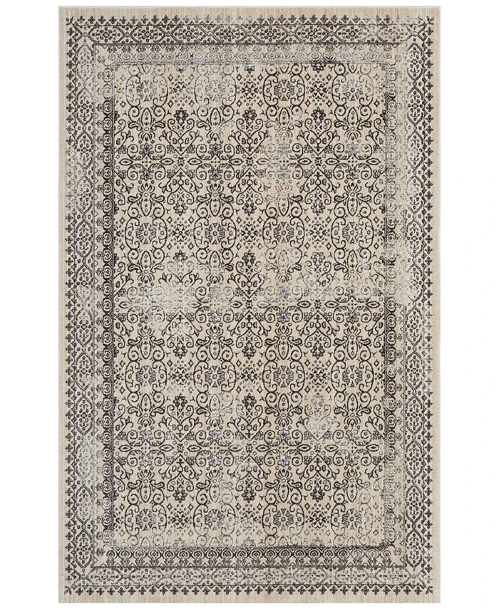 Kathy Ireland Home KI34 Silver Screen KI342 Gray 4' X 6' Area Rug 3 Kathy Ireland Home KI34 Silver Screen KI342 Gray 4' X 6' Area Rug