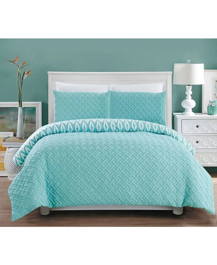 Chic Home Ora 2-Pc Twin Comforter Set 3 Chic Home Ora 2-Pc Twin Comforter Set