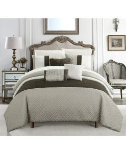 Chic Home Osnat 10-Pc Queen Comforter Set