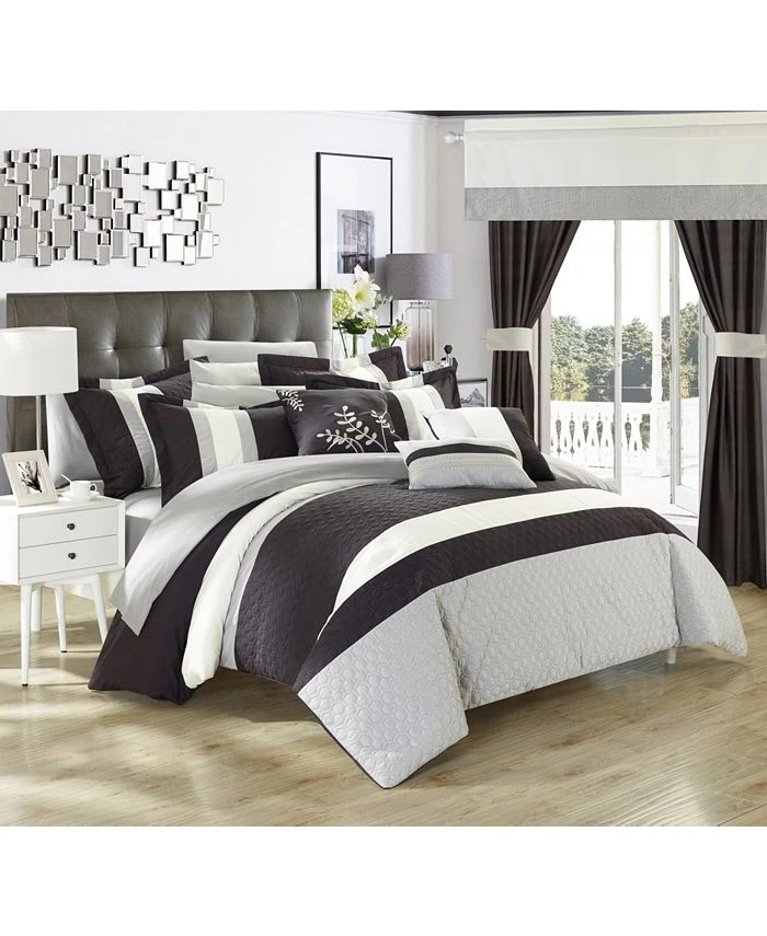 Chic Home Vington 24-Pc Queen Comforter Set 3 Chic Home Vington 24-Pc Queen Comforter Set