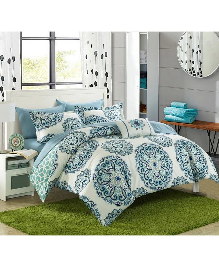Chic Home Barcelona 6-Pc Twin Comforter Set 3 Chic Home Barcelona 6-Pc Twin Comforter Set