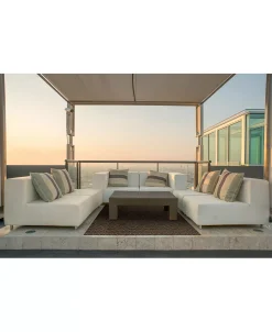 Trisha Yearwood Home CLOSEOUT! Sidra Border Indoor/Outdoor 6'7 X 9'6 Area Rug -Chic Home Store 10817911 fpx