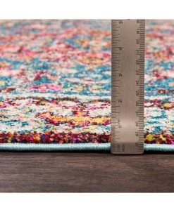 Surya Anika ANI-1015 Aqua 5'3 X 7'3 Area Rug 11 Surya Anika ANI-1015 Aqua 5'3 X 7'3 Area Rug -Chic Home Store 10979163 fpx