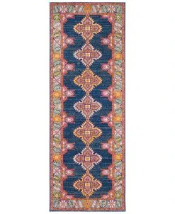 Surya Harput HAP-1037 Dark Blue 2'7 X 7'3 Runner Area Rug