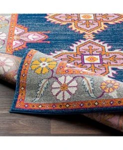 Surya Harput HAP-1037 Dark Blue 2'7 X 7'3 Runner Area Rug -Chic Home Store 10979560 fpx