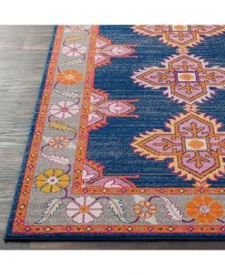 Surya Harput HAP-1037 Dark Blue 2'7 X 7'3 Runner Area Rug -Chic Home Store 10979561 fpx