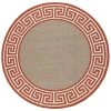 Surya Alfresco ALF-9628 Rust 8'9 Round Area Rug, Indoor/Outdoor -Chic Home Store 11090219 fpx