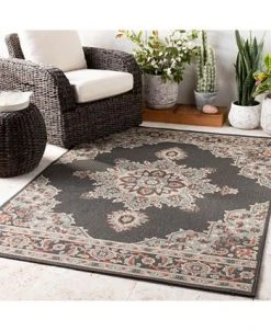 Surya Alfresco ALF-9671 Black 2'3 X 11'9 Runner Area Rug, Indoor/Outdoor 9 Surya Alfresco ALF-9671 Black 2'3 X 11'9 Runner Area Rug, Indoor/Outdoor -Chic Home Store 11090516 fpx