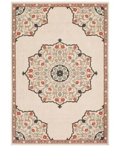 Surya Alfresco ALF-9679 Burnt Orange 8'9 X 12'9 Area Rug, Indoor/Outdoor
