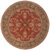 Surya Caesar CAE-1007 Rust 4' Round Area Rug 1 Surya Caesar CAE-1007 Rust 4' Round Area Rug -Chic Home Store 11090868 fpx